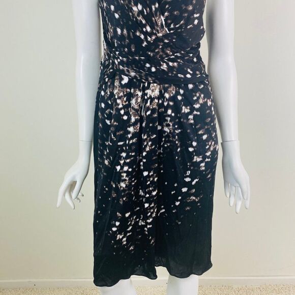 Elie Tahari Black Cocktail Dress Size Small - Picture 3 of 6